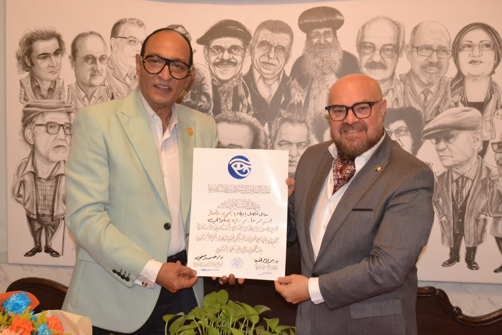 قنصل إيطاليا بالإسكندرية: الفن يوحد الشعوب ولعروس المتوسط مكانة استثنائية على خريطة الفنون