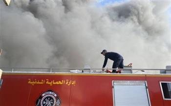 تفاصيل حريق أعلى فندق في الدقي