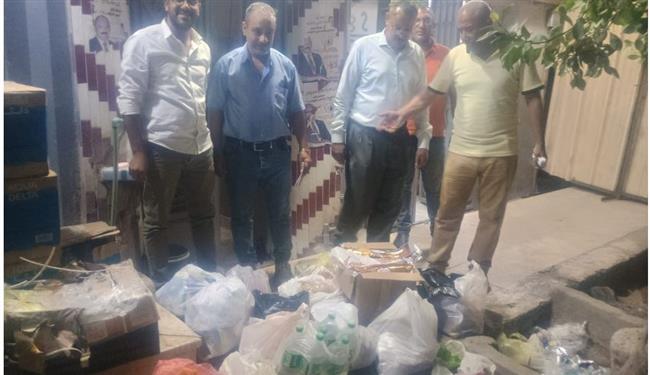 ضبط 213 كجم أغذية فاسدة و454 عبوة غذائية منتهية الصلاحية بأسيوط