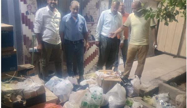 ضبط 213 كجم أغذية فاسدة و454 عبوة غذائية منتهية الصلاحية بأسيوط