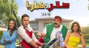 "صقر وكناريا" يحافظ على صدارة شباك التذاكر بإيرادات تقارب 4 ملايين جنيه في يوم واحد