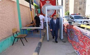محافظ المنوفية يتفقد عدد من لجان امتحانات الثانوية العامة
