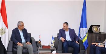   محافظ دمياط يستقبل وزير الإنتاج الحربى 