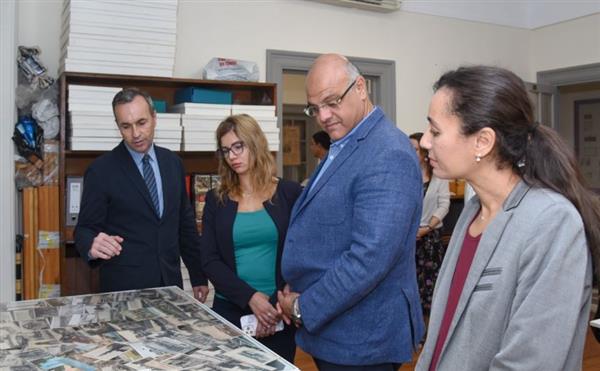 محافظ الإسكندرية يزور مركز الدراسات السكندرية الفرنسي