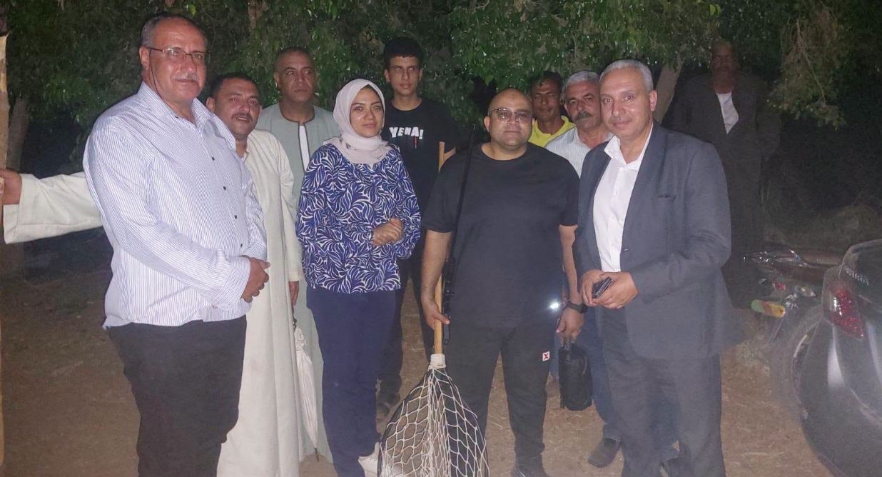 محافظ القليوبية يعلن ضبط تمساح الحصافة
