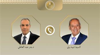 وزير الخارجية يبحث مع رئيس مجلس النواب اللبناني مستجدات الأوضاع في لبنان