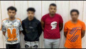 القبض على 4 متهمين بمحاولة اقتحام منزل وانتحال صفة رجال شرطة في المعصرة