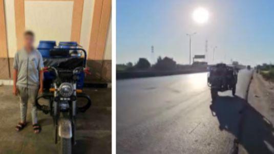 ضبط سائق تروسيكل بالبحيرة لقيادته عكس الاتجاه وتعريض المواطنين للخطر