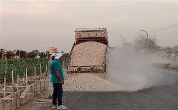   محافظة الجيزة: إنشاء سور خرسانى على ترعة المريوطية للحد من الحوادث المرورية على الطريق