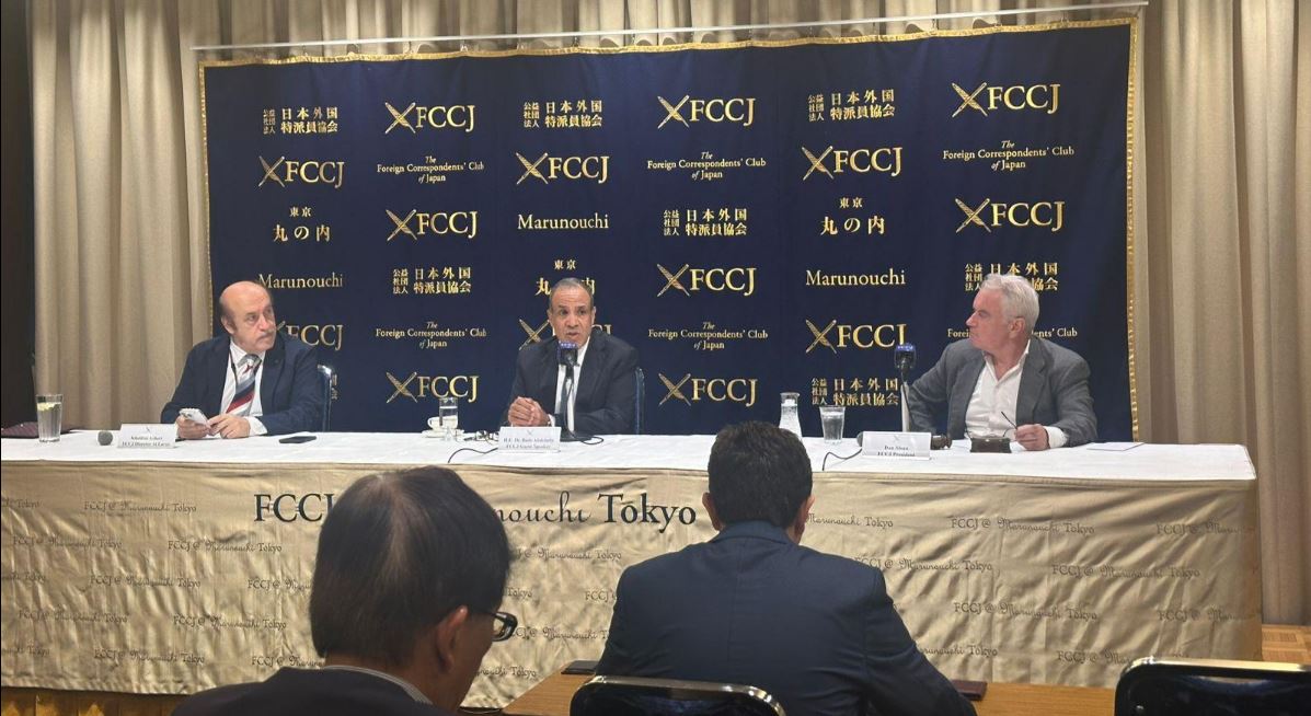 عبد العاطي يستعرض دور مصر الإقليمي أمام المراسلين في اليابان