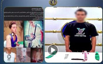   الأمن يضبط صاحب فيديو الأسلحة البيضاء ببني سويف