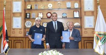   توقيع بروتوكول لتعظيم العائد الاقتصادي للملاعب الرياضية بجامعة بنها