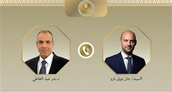   وزير الخارجية ونظيره الفرنسي يبحثان مستجدات الأوضاع الإقليمية