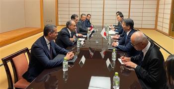   وزير الخارجية يلتقي وزير الدولة للاقتصاد والتجارة والصناعة الياباني