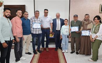 رئيس مياه القليوبية يكرم المحالين للمعاش بفرع غرب شبرا الخيمة