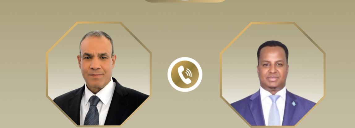 وزير الخارجية ونظيره الصومالي يبحثان تطورات الأوضاع بالصومال
