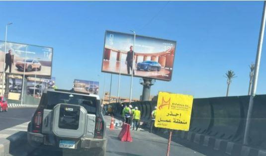 غلق جزئي لكوبري أكتوبر في الاتجاهين لإصلاح الفواصل المعدنية