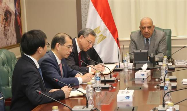 لقاء وزير الكهرباء مع مجموعة الصين لهندسة الطاقة