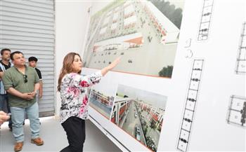   الدكتورة منال عوض ومحافظ البحر الأحمر يتفقدان مجمع سوق الجملة بمدينة الغردقة
