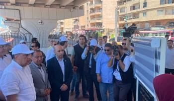 رئيس الوزراء يتفقد أعمال إنشاء محور محمد نجيب
