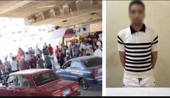 القبض على المتهم بإتلاف سيارة والتعدي على قائدها في كفر الدوار