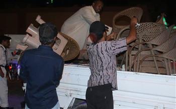   حملات مكبرة لرفع الإشغالات فى أسوان