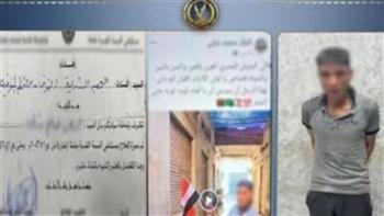   الأجهزة الأمنية تكشف ملابسات حرق مضطرب نفسيا لعلم بالمنوفية 