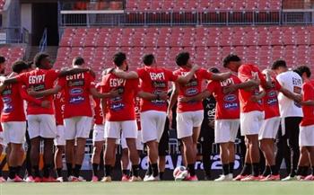   منتخب مصر يخوض مرانه الأول استعدادا لمواجهة بلجيكا