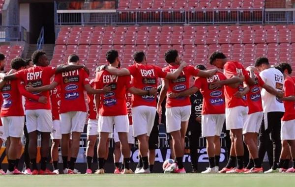 منتخب مصر يخوض مرانه الأول استعدادا لمواجهة بلجيكا