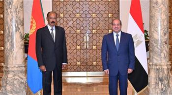   رئيس إريتريا يؤكد رغبة بلاده في تكثيف العمل مع مصر وتعزيز العلاقات الأخوية