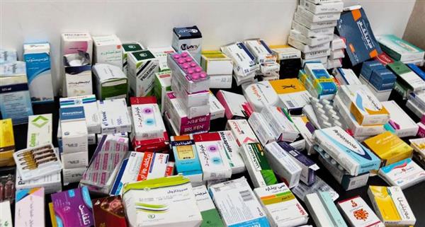 ضبط 423 علبة أدوية مجهولة المصدر ببرج البرلس فى كفرالشيخ