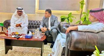 السويس والقنصلية السعودية تبحثان سبل التعاون المشترك