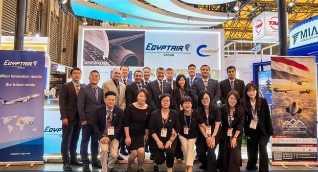 مصر للطيران للشحن الجوي تشارك في معرض China Air Cargo Logistics 2026 بـ شنغهاي