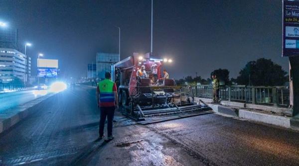 غلق جزئى لـ كوبرى أكتوبر فى اتجاه صلاح سالم لإصلاح الفواصل