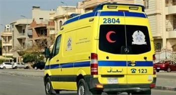 إصابة 4 أشخاص من أسرة واحدة في حادث انقلاب سيارة ملاكي بقنا