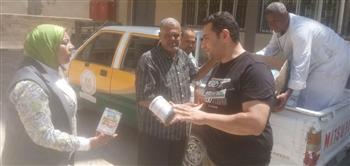 ضبط لبن أطفال مدعم ولحوم فاسدة في أسيوط