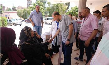 محافظ أسيوط يتفقد مستشفى صدفا المركزي 