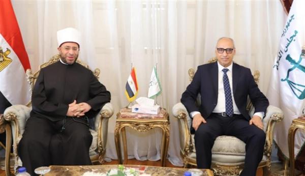 رئيس مجلس الدولة يستقبل وزير الأوقاف