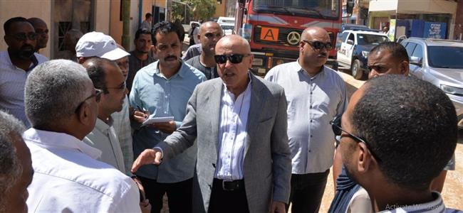 محافظ الأقصر يتفقد عدد من المشروعات الخدمية والتنموية بمدينة الطود