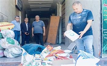   ضبط مبيدات زراعية منتهية الصلاحية وتقاوي مجهولة المصدر بدسوق