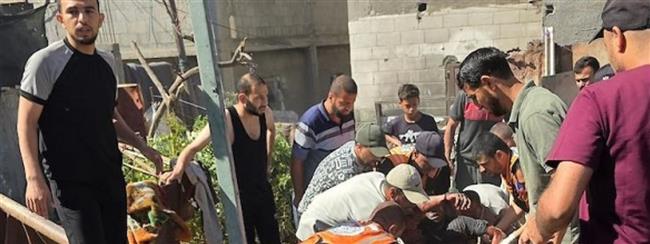 إصابة عدد من الفلسطينيين في قصف الاحتلال الإسرائيلي مدينة غزة