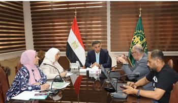 محافظ القليوبية يبحث مع رئيس "مسارات مصر" مقترح مد مترو الأنفاق إلى شبين القناطر