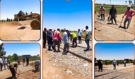 بتوجيهات محافظ قنا.. غلق 20 معبرًا غير قانوني على شريط السكك الحديدية بدشنا لحماية المواطنين