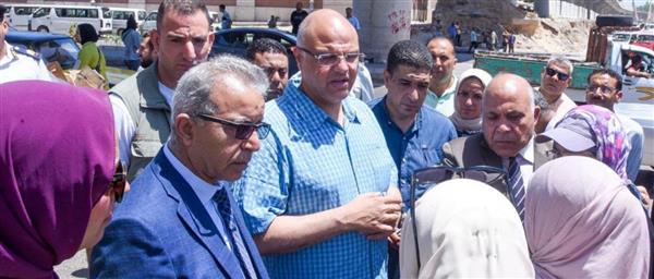 محافظ الإسكندرية يتابع توسعة المندرة