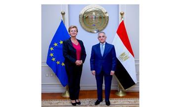 وزير العدل يستقبل رئيسة بعثة الاتحاد الأوروبي لدى جمهورية مصر العربية