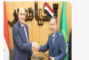محافظ المنوفية ورئيس جامعة مدينة السادات يوقعان بروتوكول تعاون لتدريب العنصر البشري