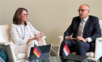 وزير الري يبحث مع الجانب الألماني الحوارات التفاعلية لمؤتمر الأمم المتحدة للمياه 2026