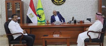   محافظ شمال سيناء يستقبل عضوي مجلس النواب