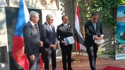 وزير السياحة يشارك باحتفال السفارة المصرية فى براغ بالعيد الوطنى لمصر