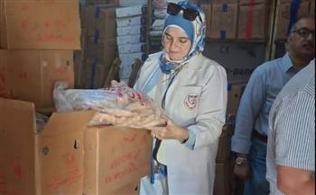   ضبط 2.7 طن لحوم ودواجن مخالفة بالشرقية